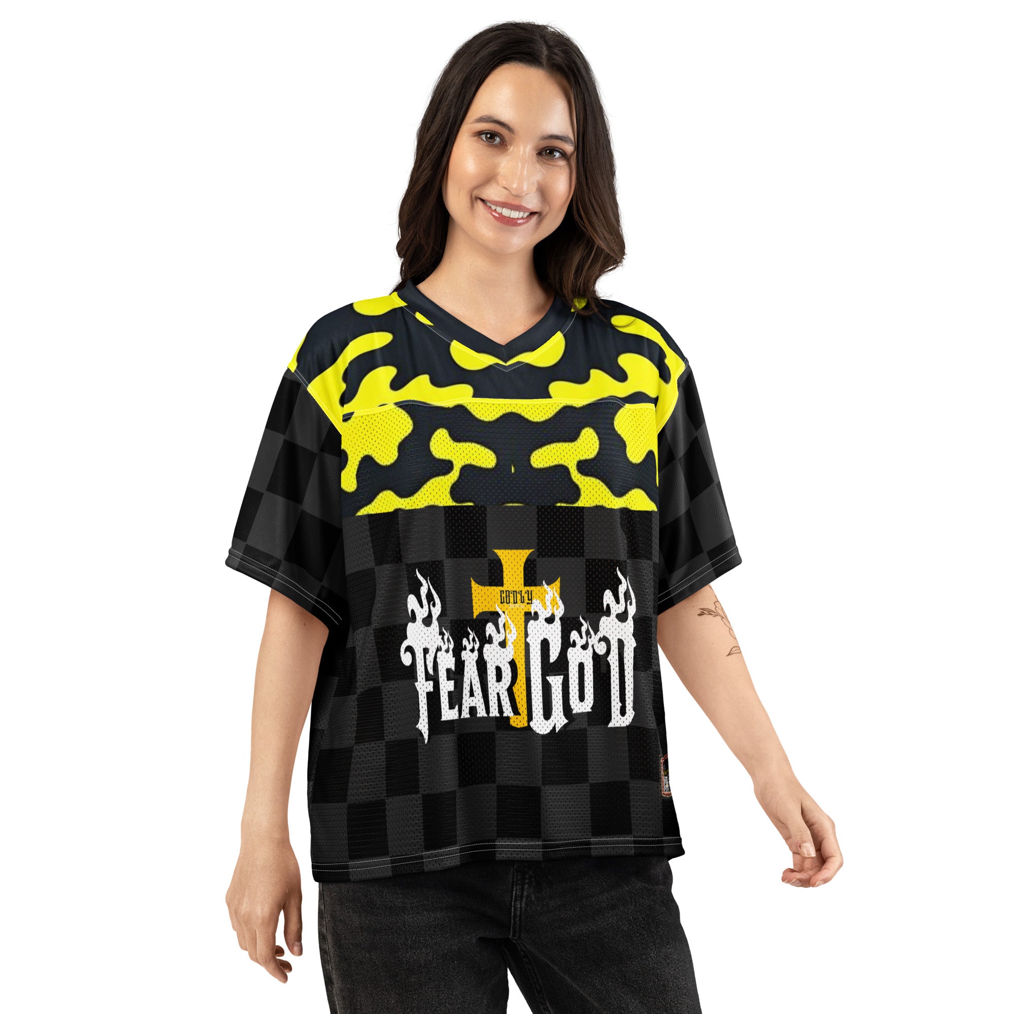 FEAR GOD Boxy football jersey