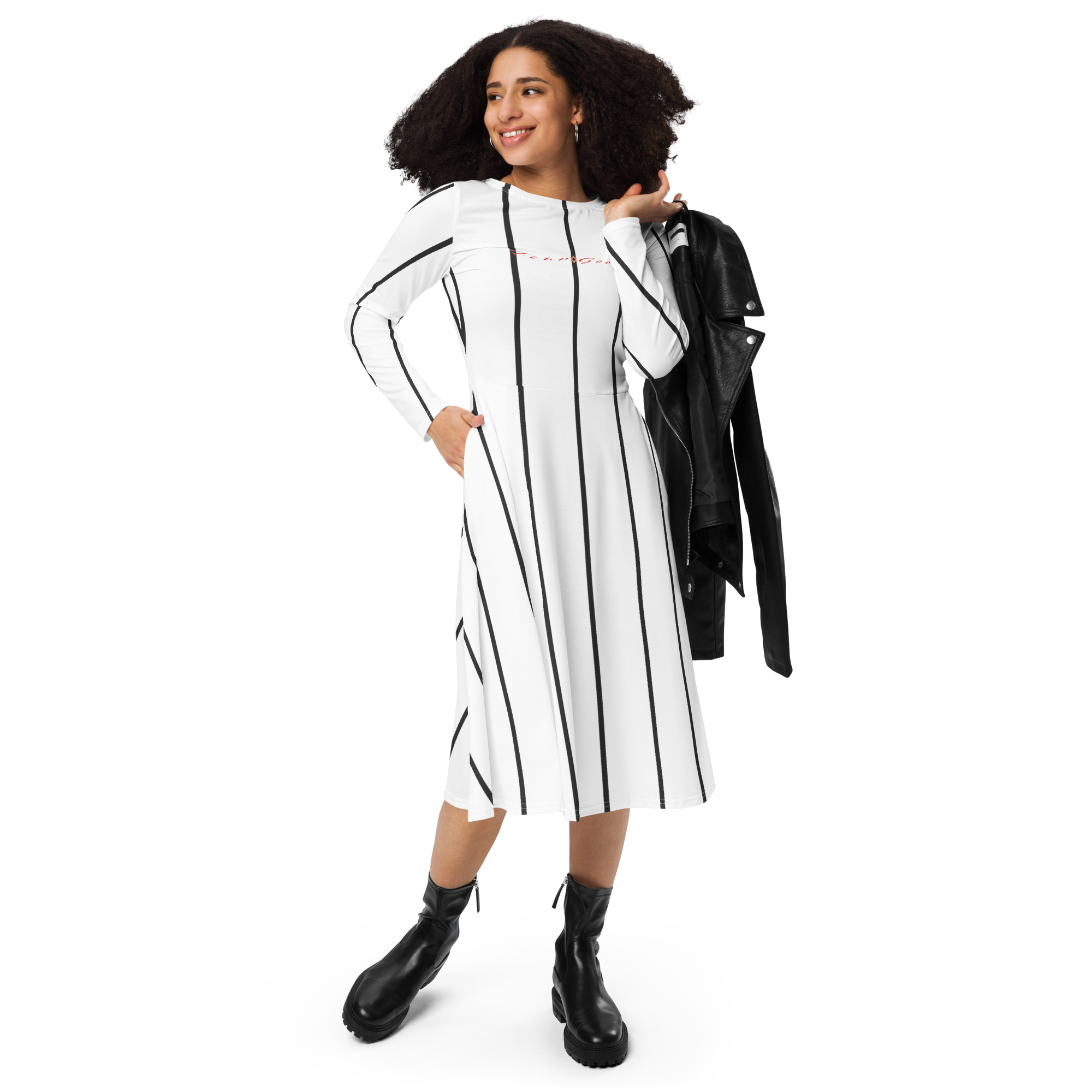 Fear God long sleeve midi dress