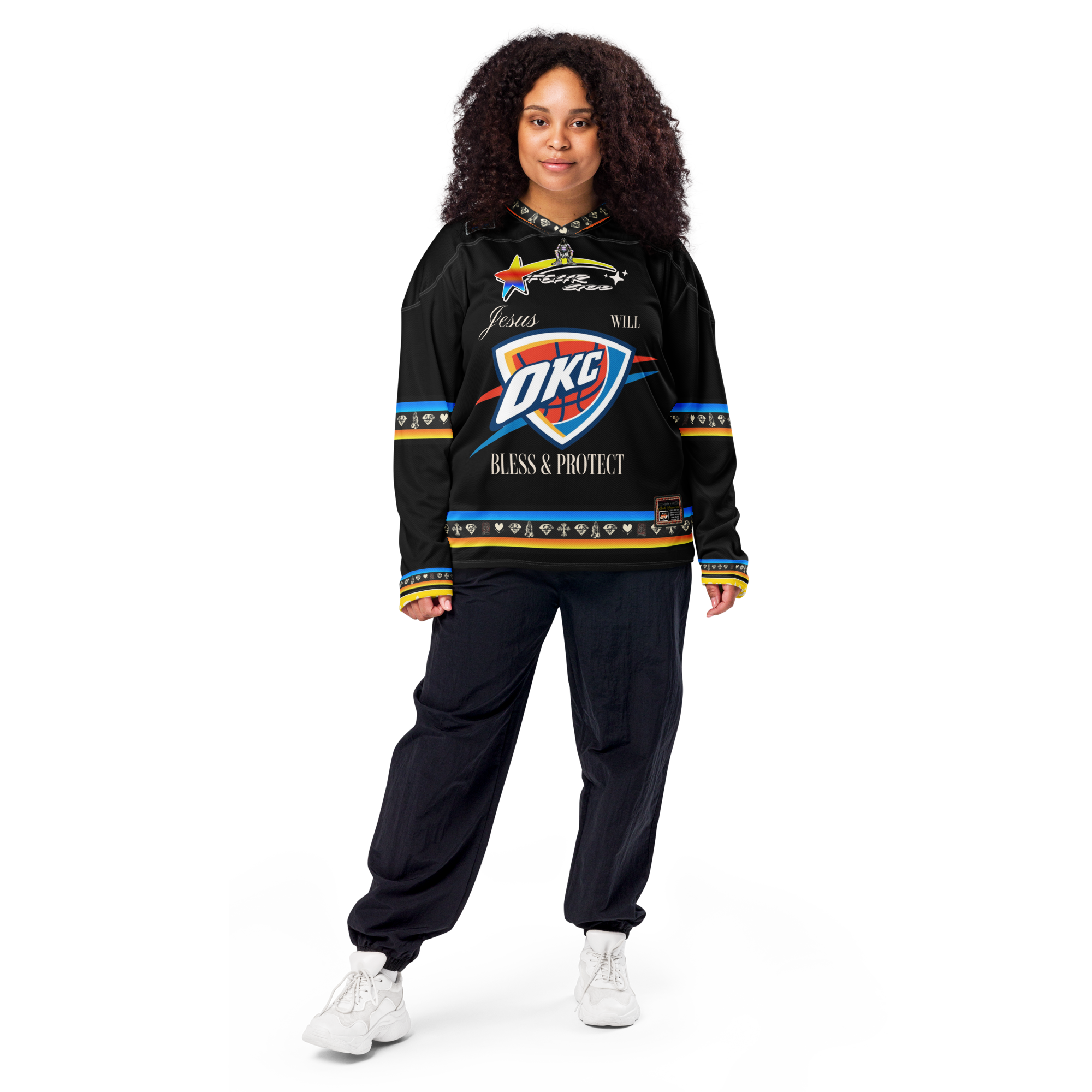 OKC Fear GOD Long Sleeve 2025 Jersey