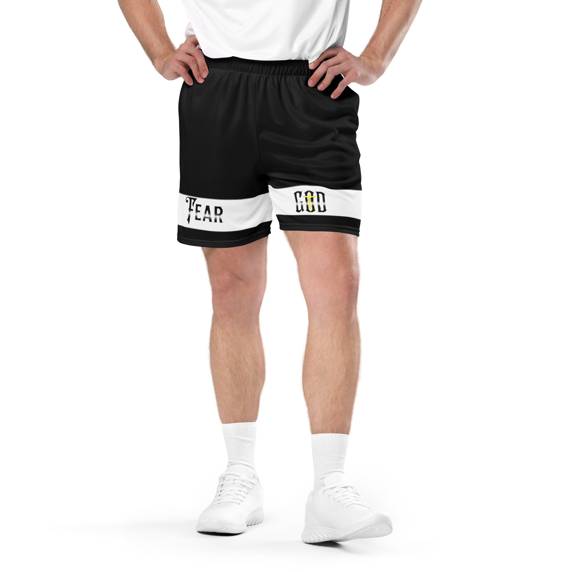 Fear God Black Unisex mesh shorts
