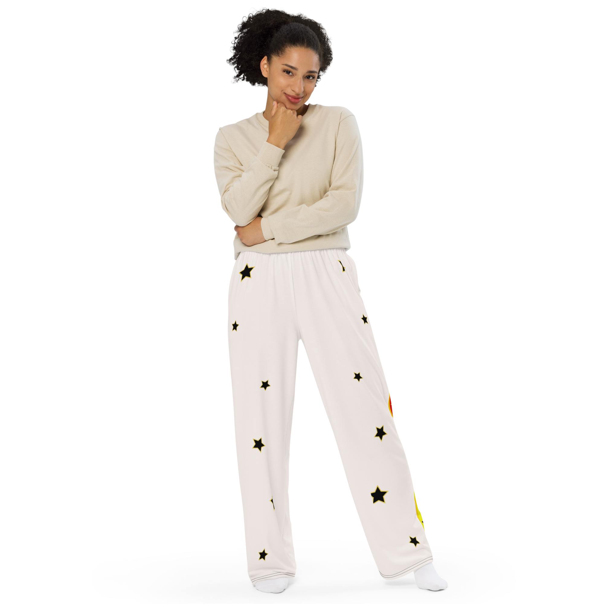 Cream Star unisex wide-leg pants