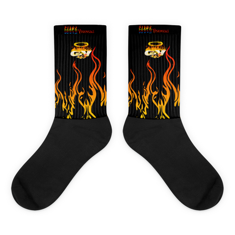 Godly Vision Flame Socks "V1"