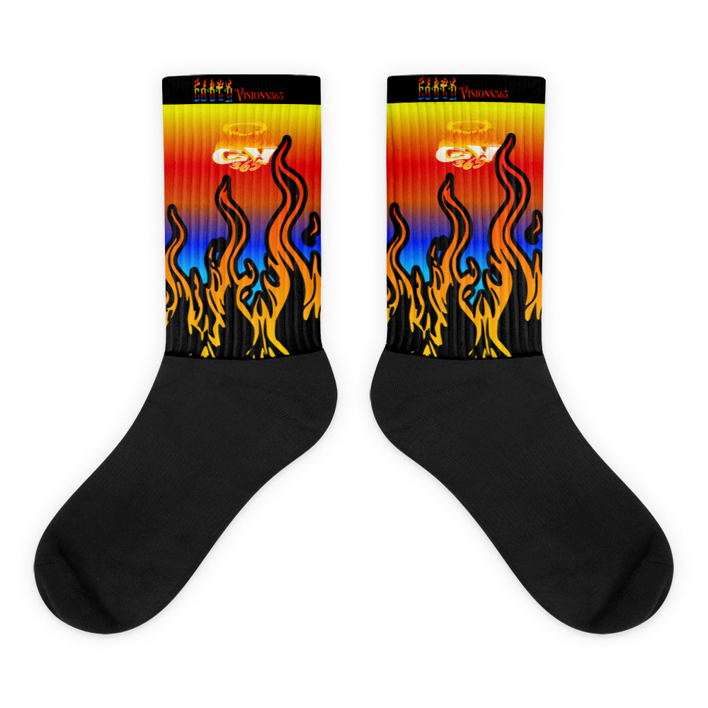 Godly Vision Flame Socks "V3"