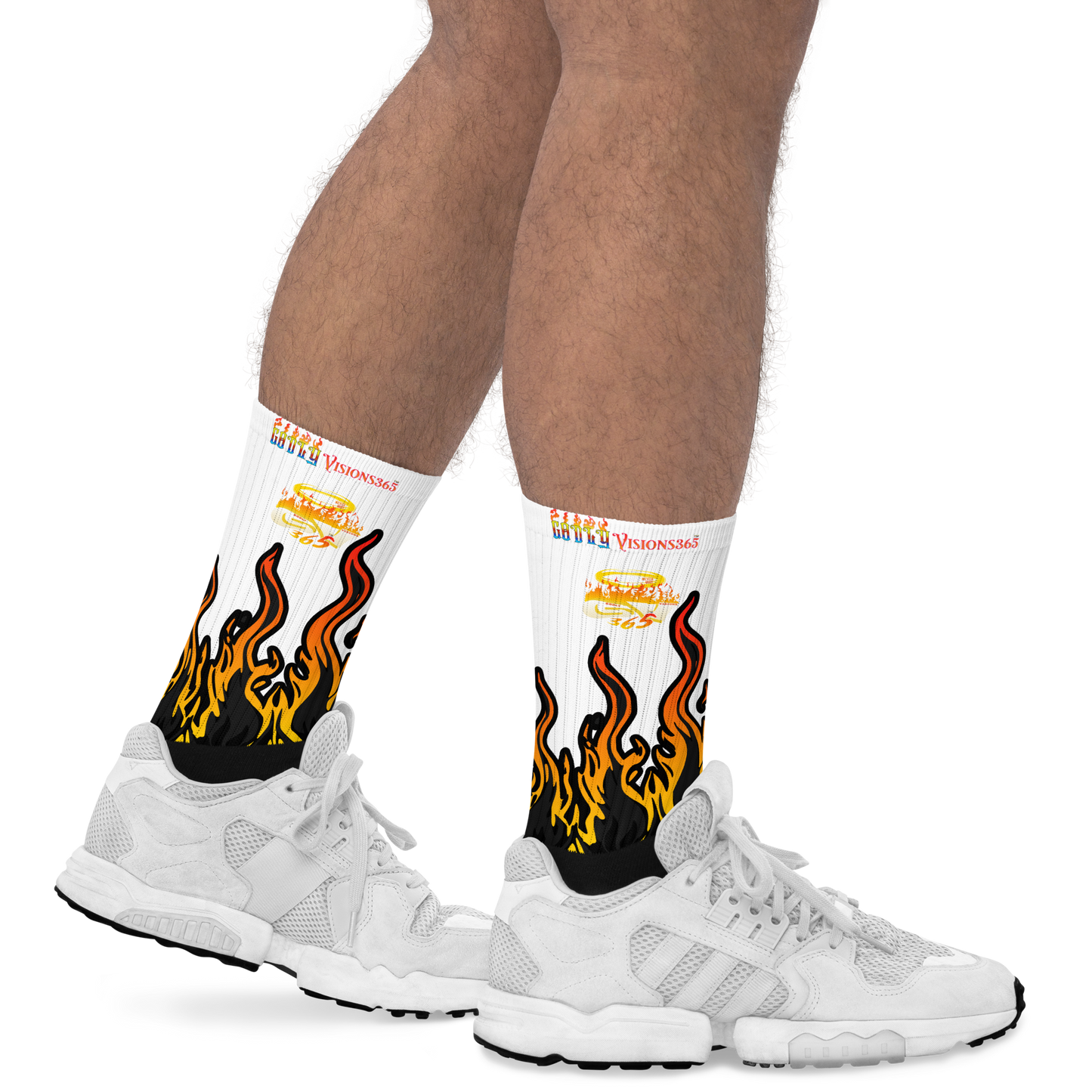 Godly Vision Flame Socks "V2"