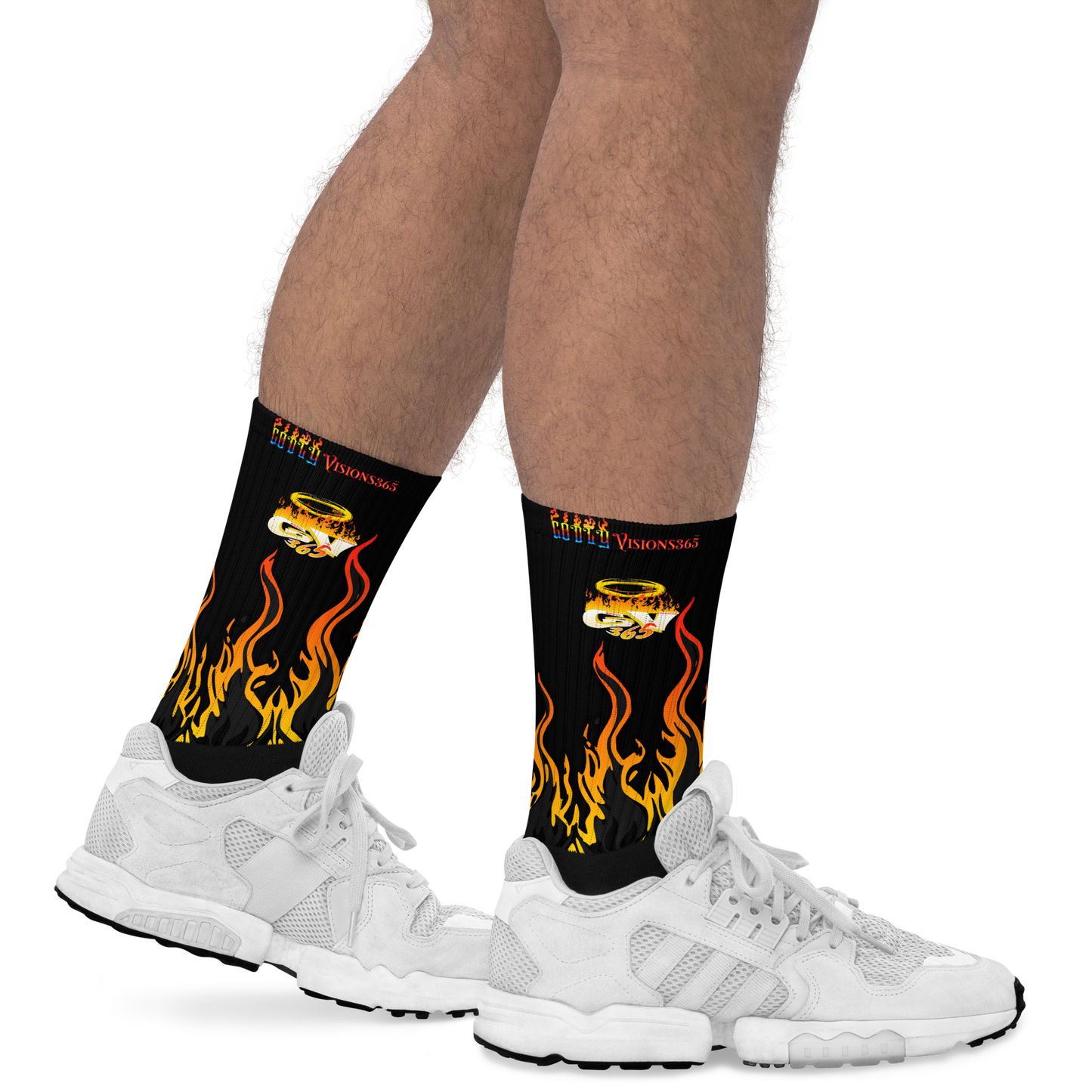 Godly Vision Flame Socks "V1"
