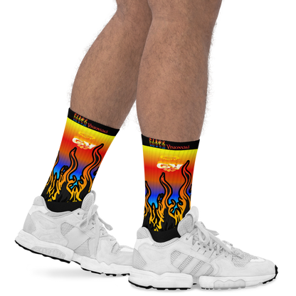 Godly Vision Flame Socks "V3"
